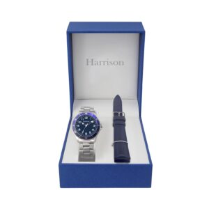 Boys Steel Watch with Blue Dial & Spare Strap CWB1002