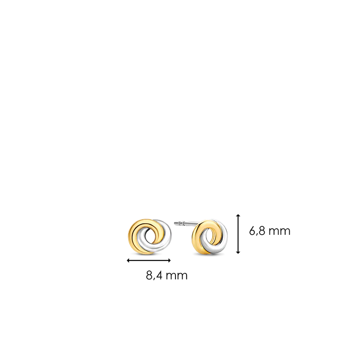Ti Sento Forever Connected Bicolor Earrings 7784SY - Image 8