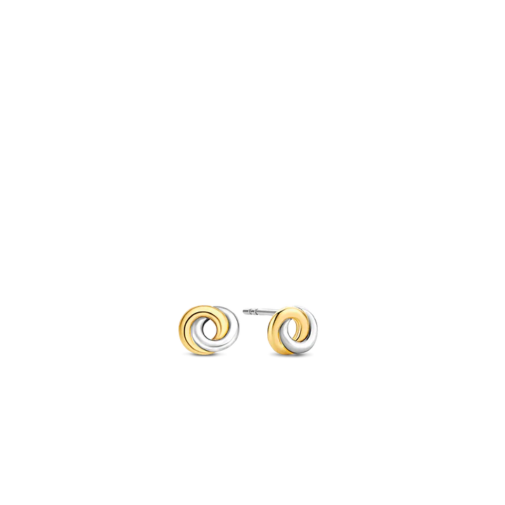 Ti Sento Forever Connected Bicolor Earrings 7784SY