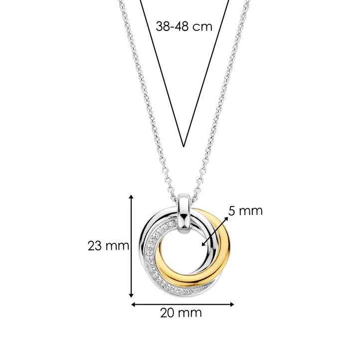 Ti Sento Circle Necklace 34055ZY - Image 9