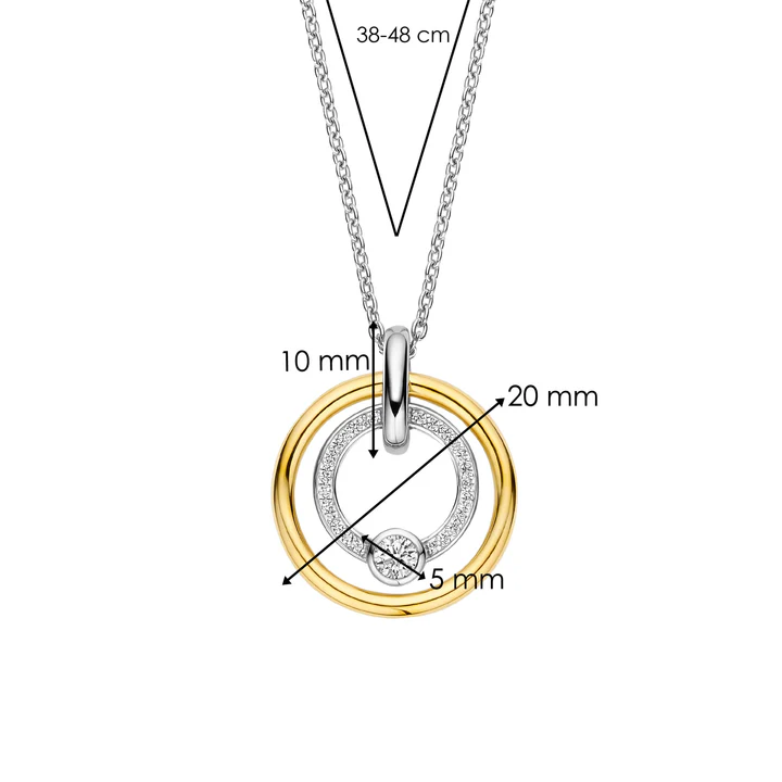 Ti Sento Circle Pendant 34056ZY - Image 9