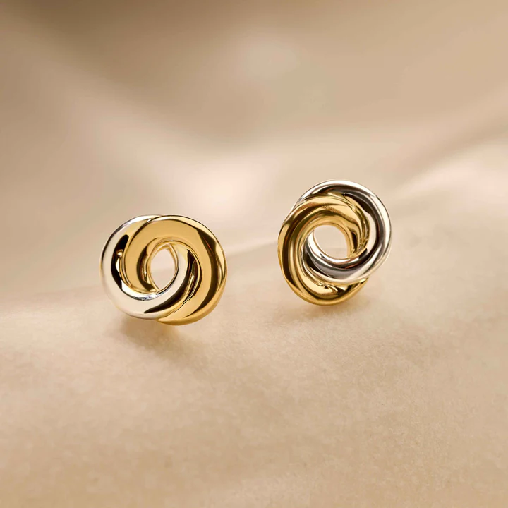 Ti Sento Forever Connected Bicolor Earrings 7784SY - Image 2