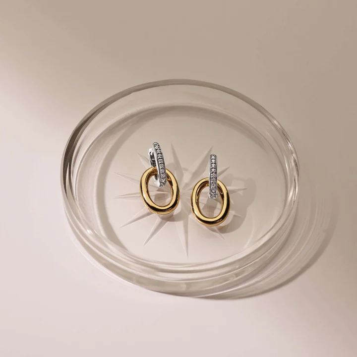 Ti Sento Classic Soft Oval Zirconia Hoops 78015ZY - Image 4
