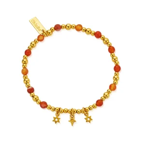 Chlobo Gold Plated Divine Courage Bracelet GBFA2086437